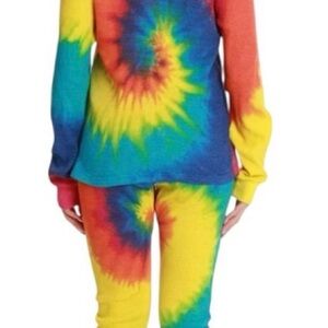 Thermal long John set size small Tie-Dye thermal pants and shirt